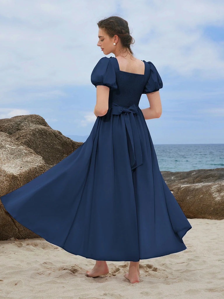 Scarlet Darkness Bridgeton Vintage Victoria Party Dress with Pockets