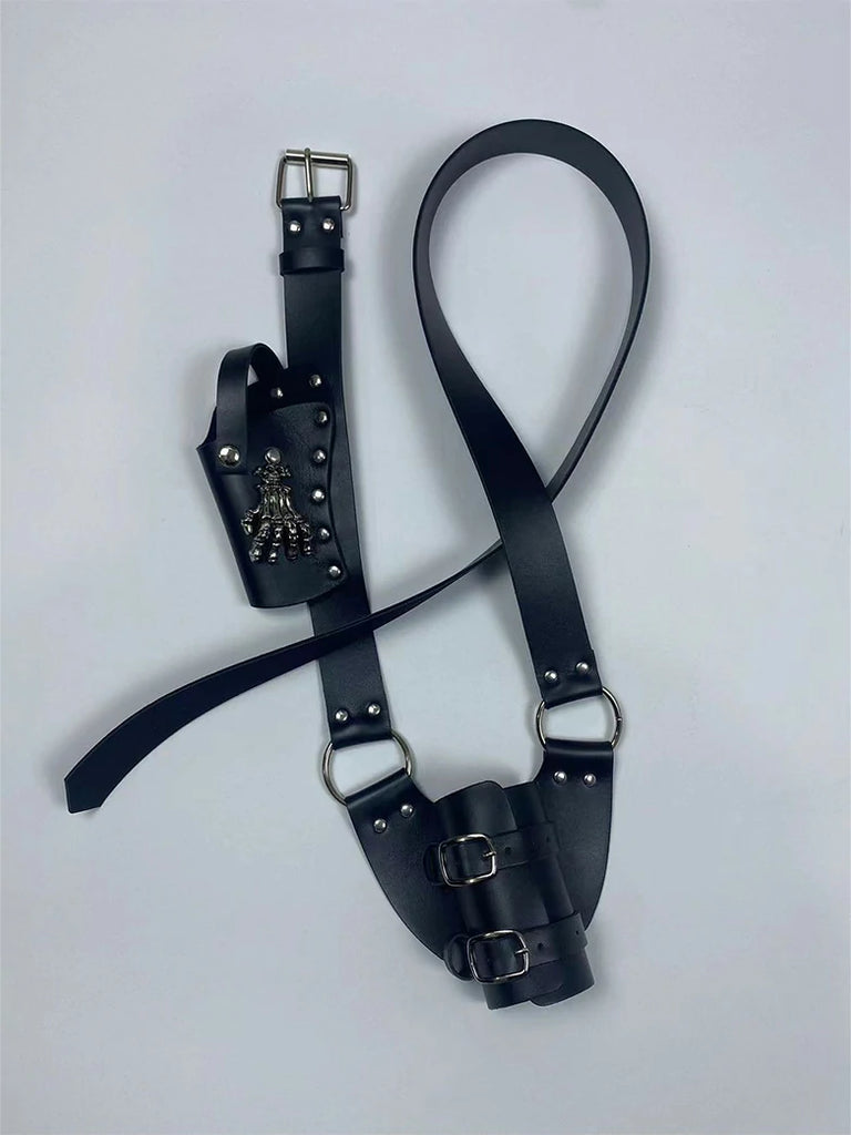 Scarlet Darkness Medieval Viking Renaissance Leather Sword Sheath