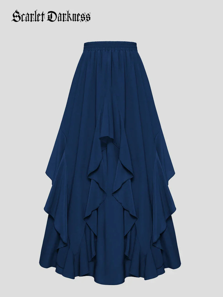 Scarlet Darkness Women Medieval Celtic Celestial Costume Scarlet Darkness