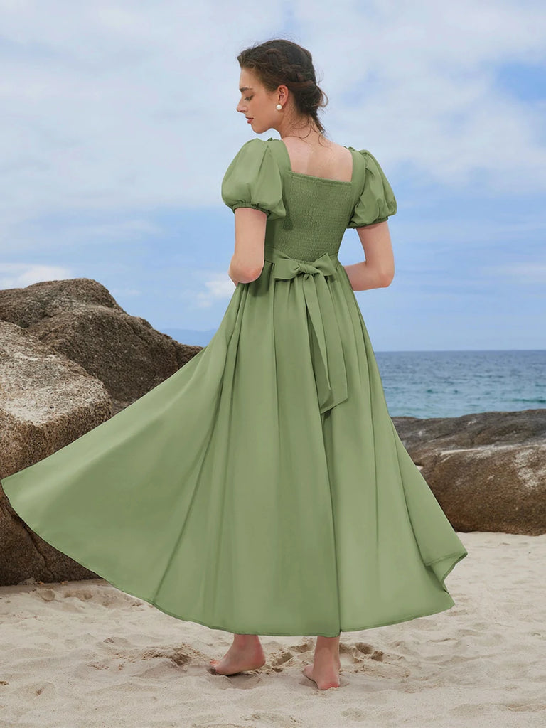 Scarlet Darkness Bridgeton Vintage Victoria Party Dress with Pockets