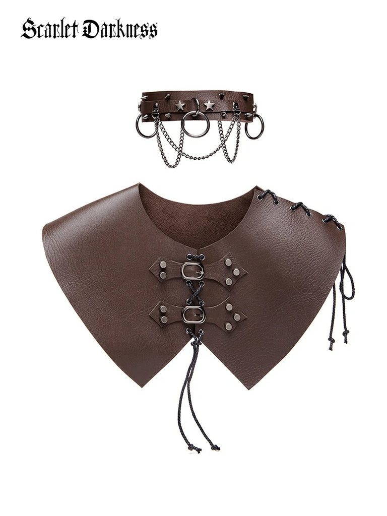 Scarlet Darkness Medieval Knight Adjustable Armor + Neck Brace