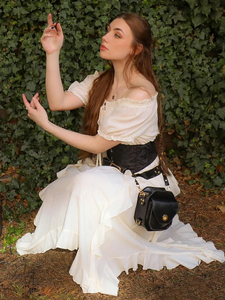 Scarlet Darkness Practical Renaissance Faire Medieval Knight Bag