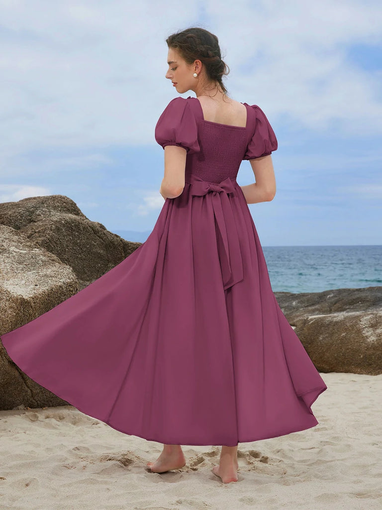 Scarlet Darkness Bridgeton Vintage Victoria Party Dress with Pockets