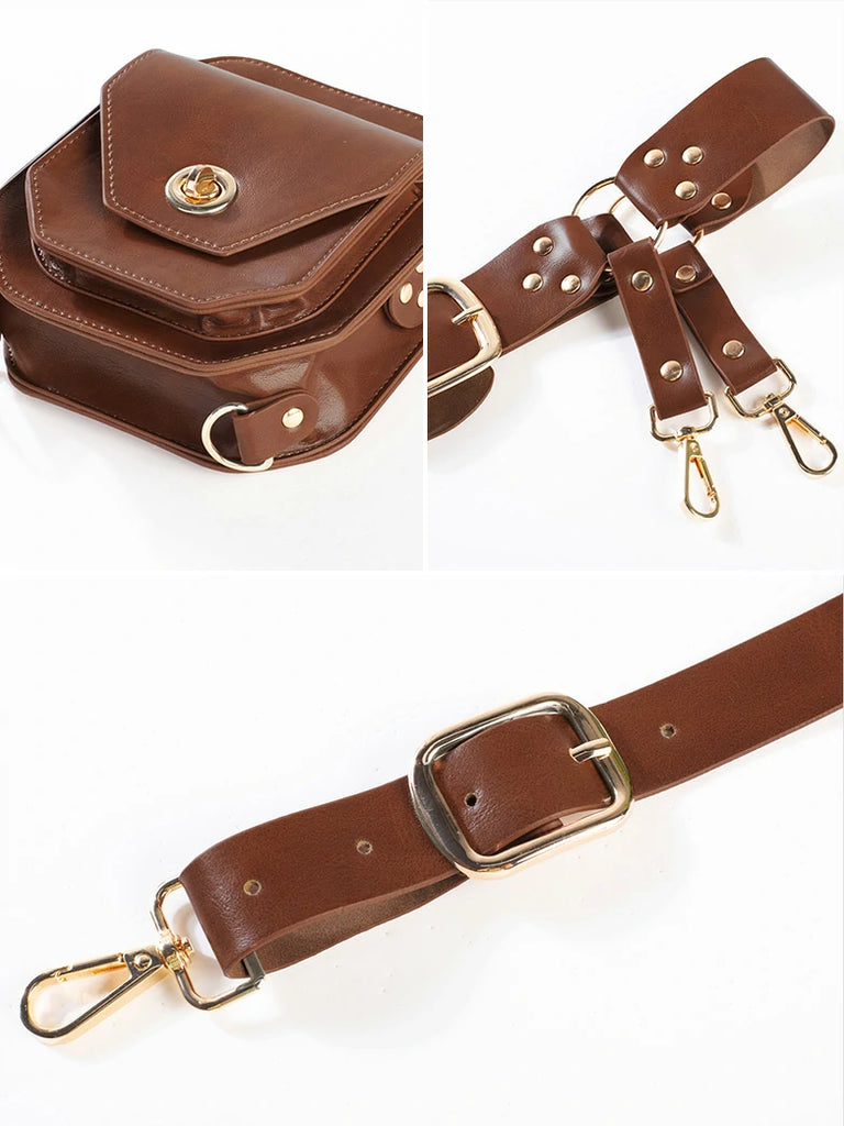 Scarlet Darkness Practical Renaissance Faire Medieval Knight Bag