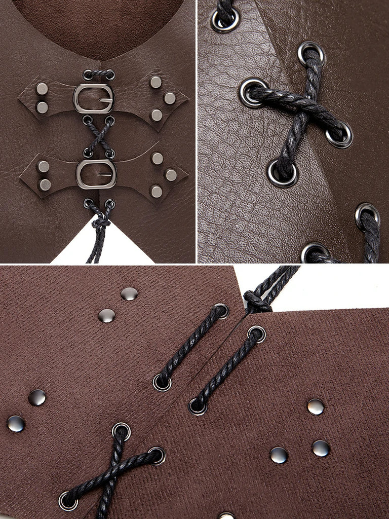 Scarlet Darkness Medieval Knight Adjustable Armor + Neck Brace