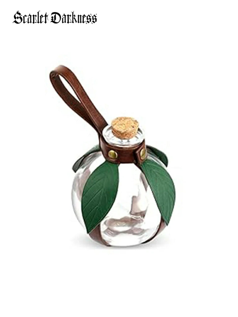 Scarlet Darkness Renaissance Viking Belt Leaf Potion Bottle 5 Pieces Set