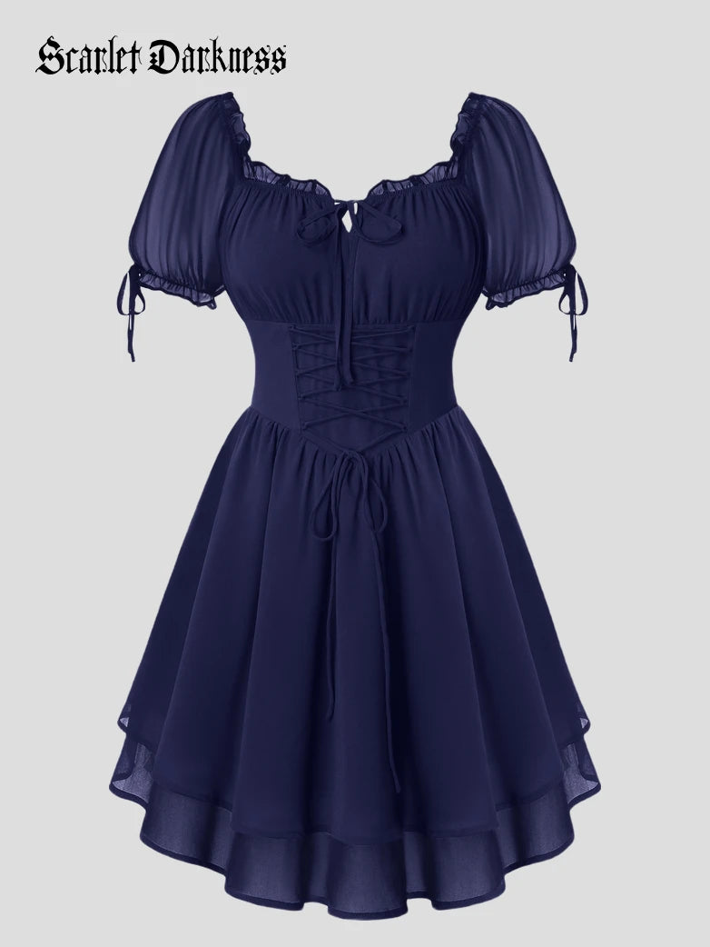mini renaissance dress Renaissance Corset Mini Dress White