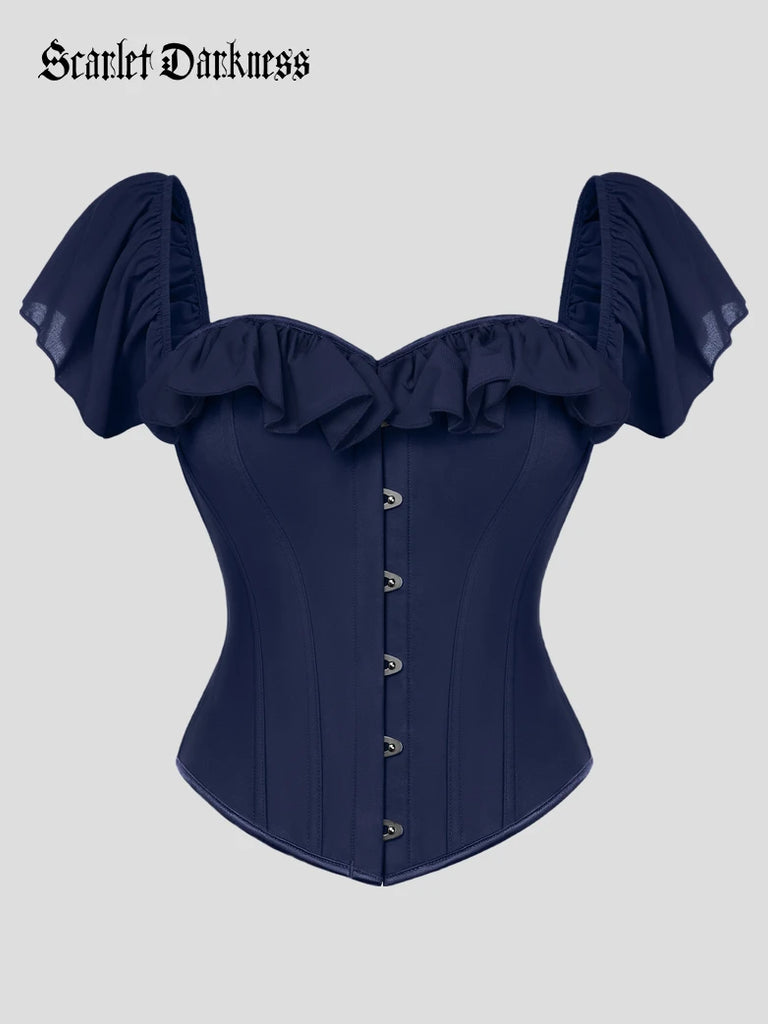 Lumignon ♥ Valentine check bustier Scarlet Darkness Valentine's Day Sweetheart Corset Top Bustier