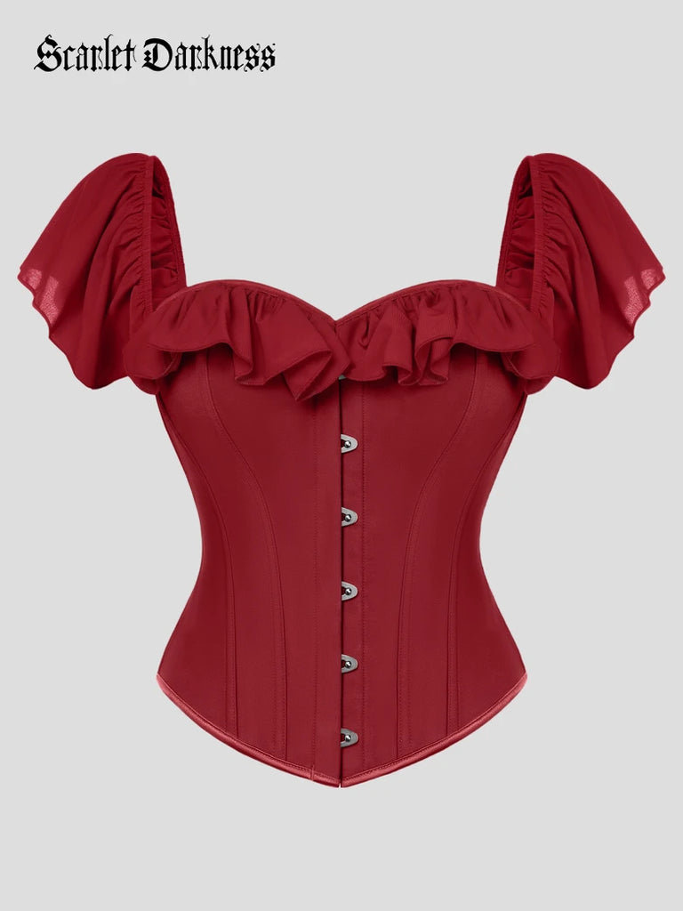Scarlet Darkness Valentine's Day Sweetheart Corset Top Bustier