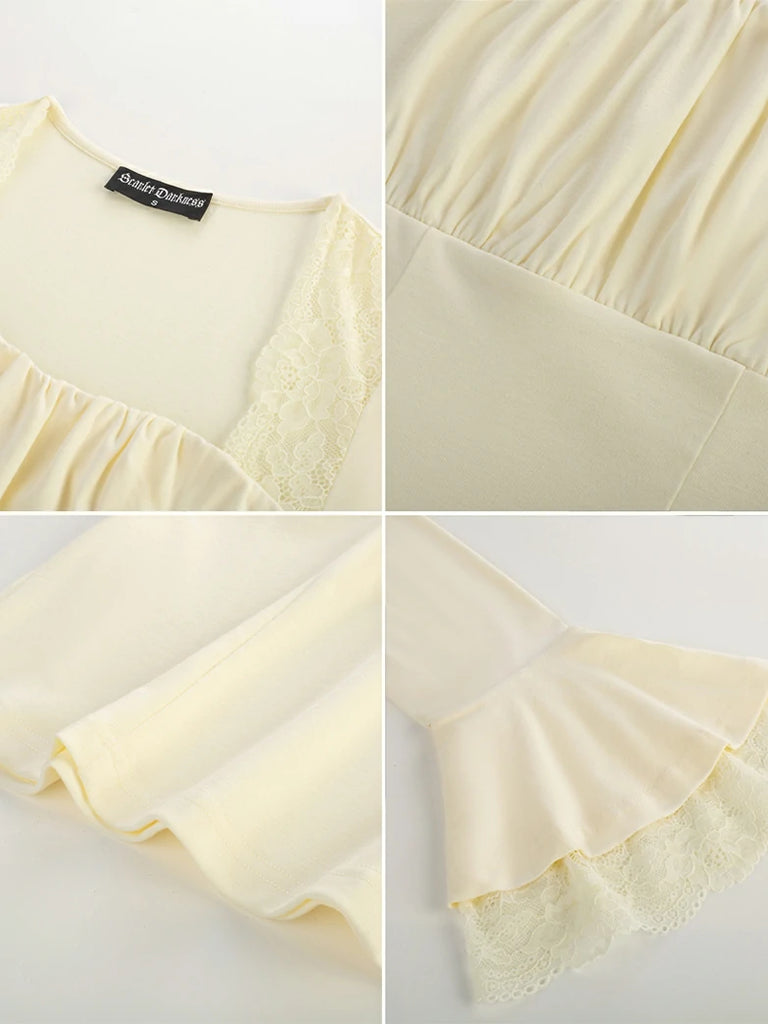 Scarlet Darkness Women 2025 Halloween Victorian Long Sleeve Shirts