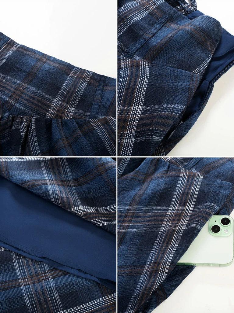 Scarlet Darkness Women 2025 Fall Maxi Skirt with Pockets