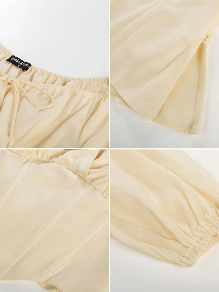 Scarlet Darkness Comfy Fairy Off Shoulder Boned Corset Tops