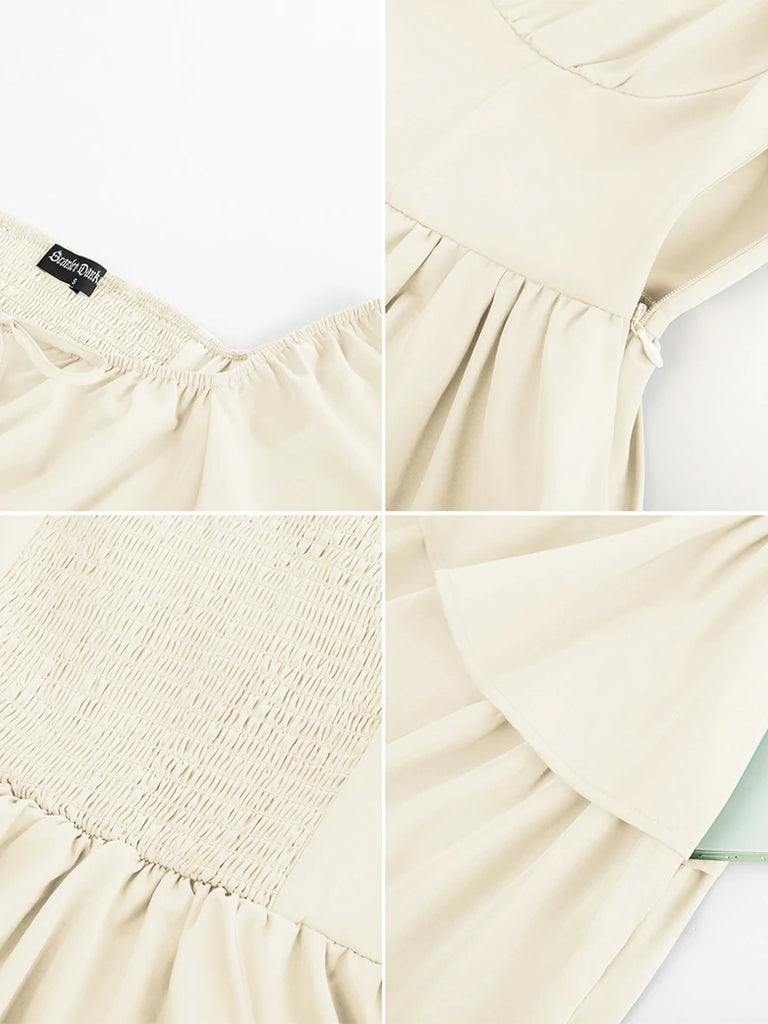 Scarlet Darkness Renaissance Elastic Waist 3 Layed Pocket Dress