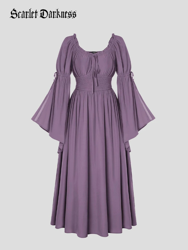 fitted lace wedding dress The Scarlette Dress in Lilac Tapestry Rose main image 0