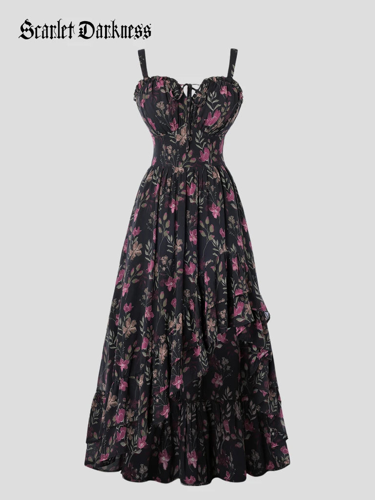 high low wedding guest dresses Spring Chiffon High-Low Slit Wedding Guest Dress