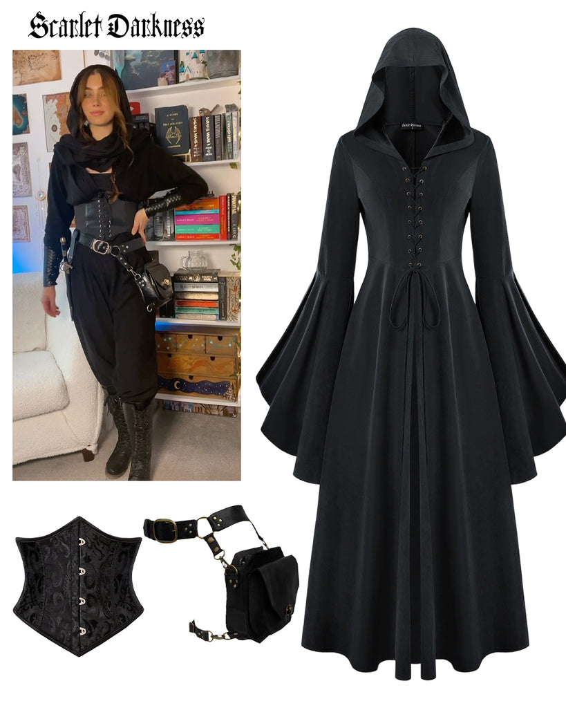 Scarlet Darkness Scarlet Darkness X ACOTAR OC Renaissance Costume