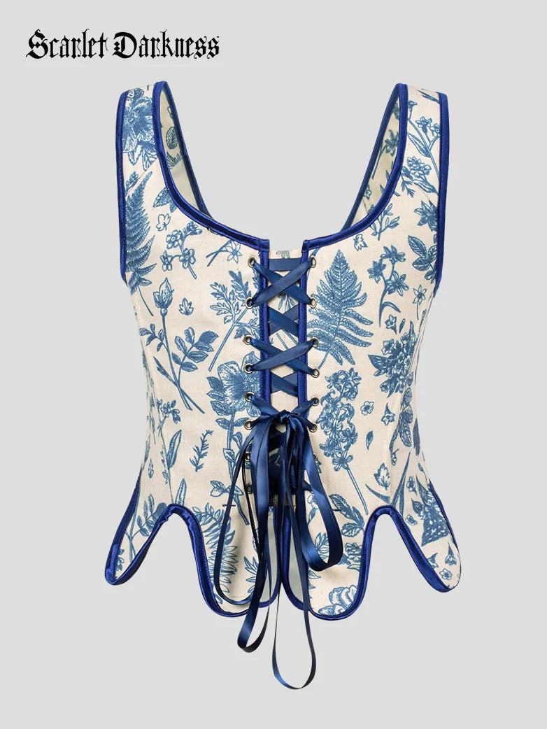 thumbnail image 2 of OPHPY Womens Gothic Corset Tops Strapless Lace Trim 2 of 14