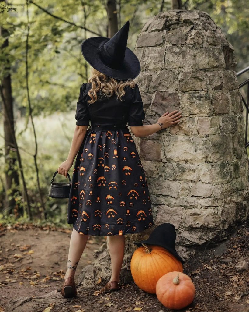 Scarlet Darkness Magic Witch Knitting Hat