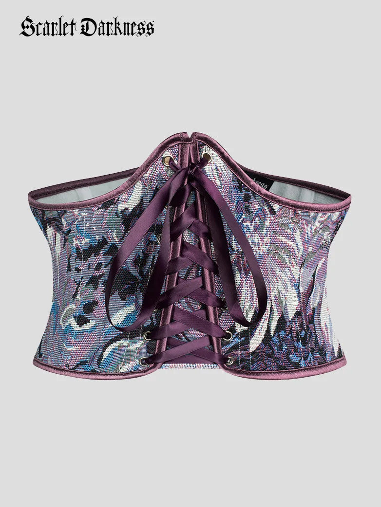 Scarlet Darkness Korset voor dames in renaissance-stijl, met