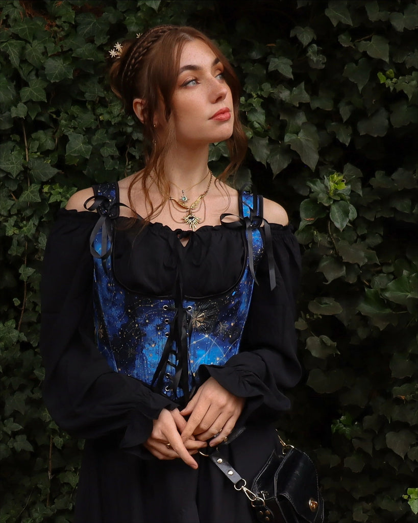 Scarlet Darkness Renaissance Celestial Under-Bust Corset Top
