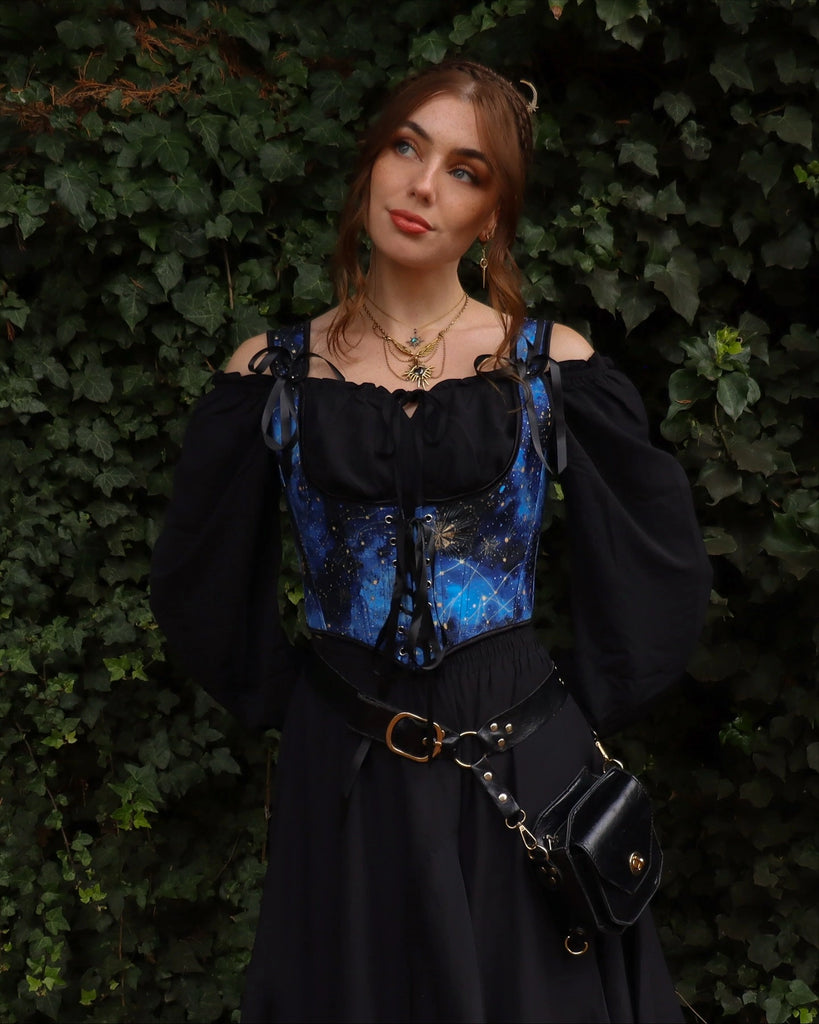 Scarlet Darkness Renaissance Celestial Under-Bust Corset Top