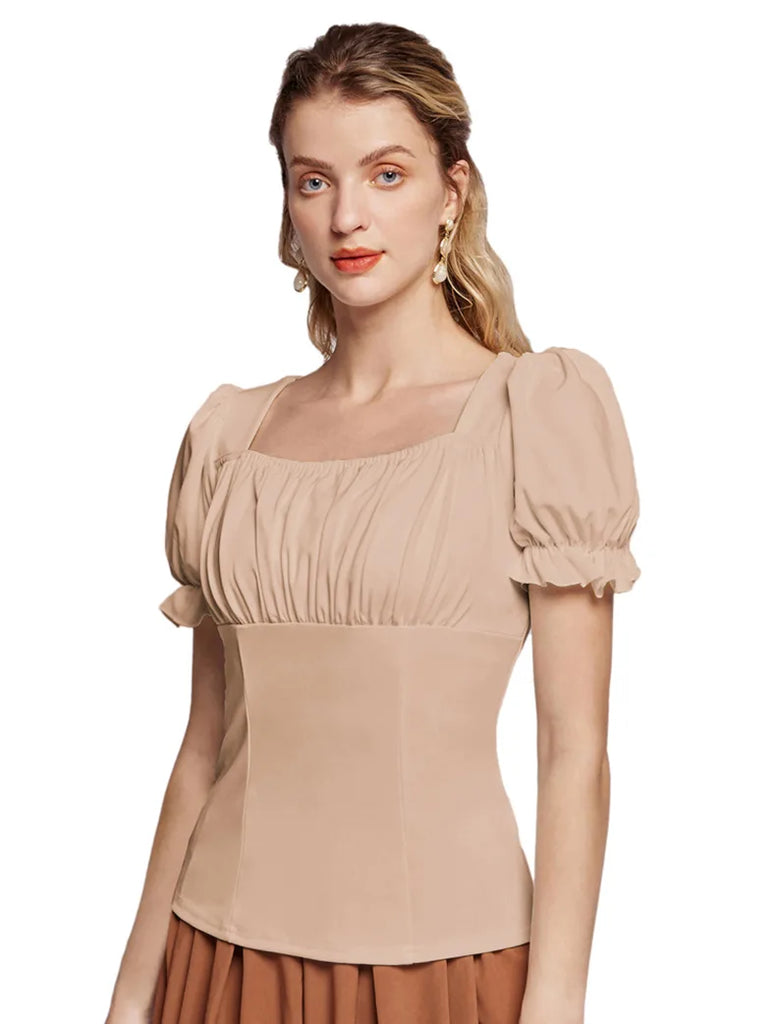 Scarlet Darkness Renaissance Off the Shoulder Comfy Cotton Pirate Tops