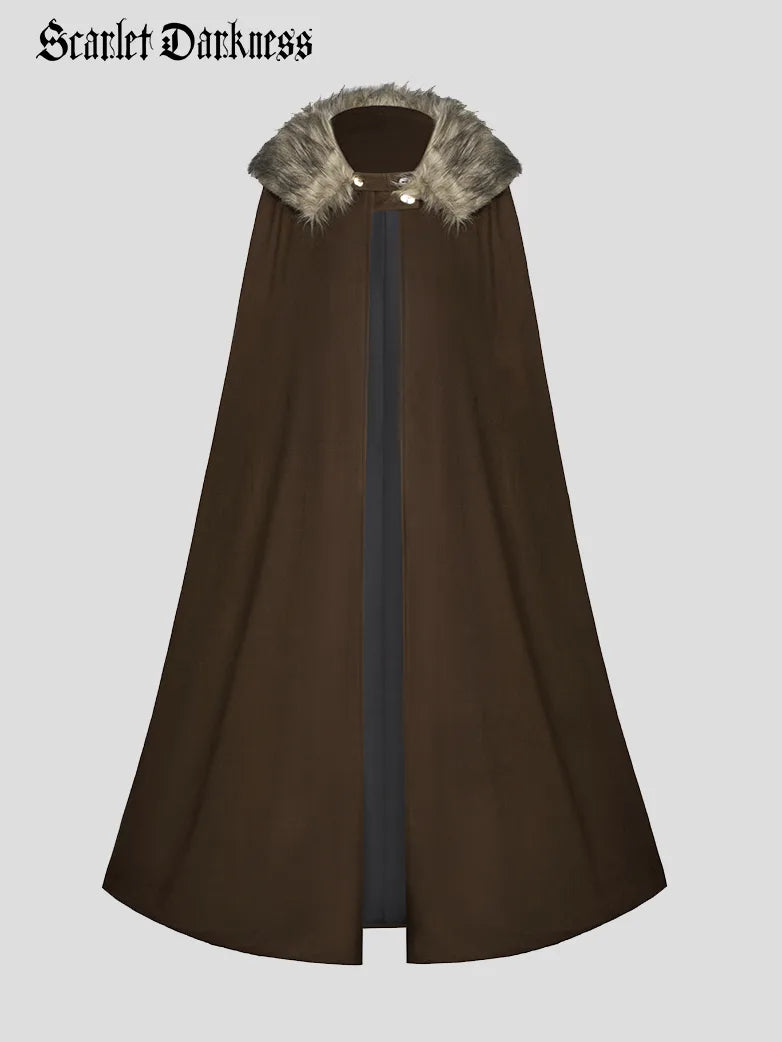 what winter cape medival dress Aaron Wool Cloak Use it for looks Medieval Cloaks & Capes for