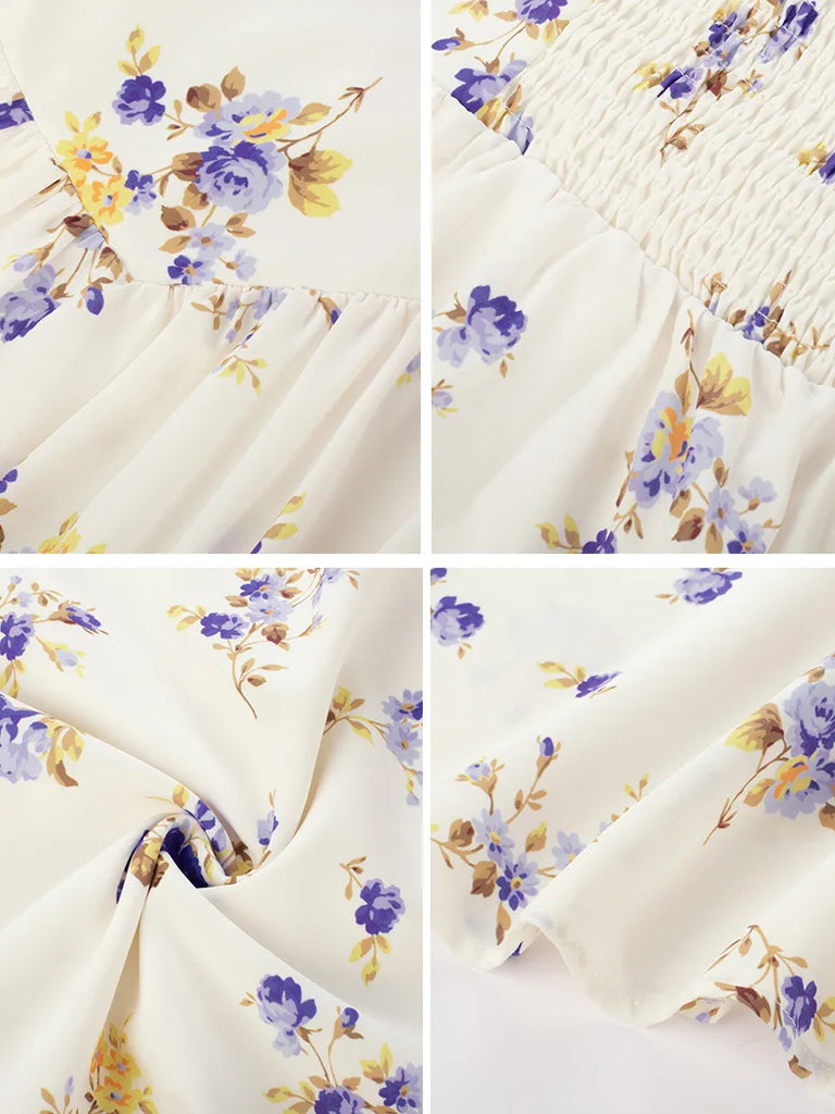 Scarlet Darkness Women Casual Milkmaid Sundress with Pockets