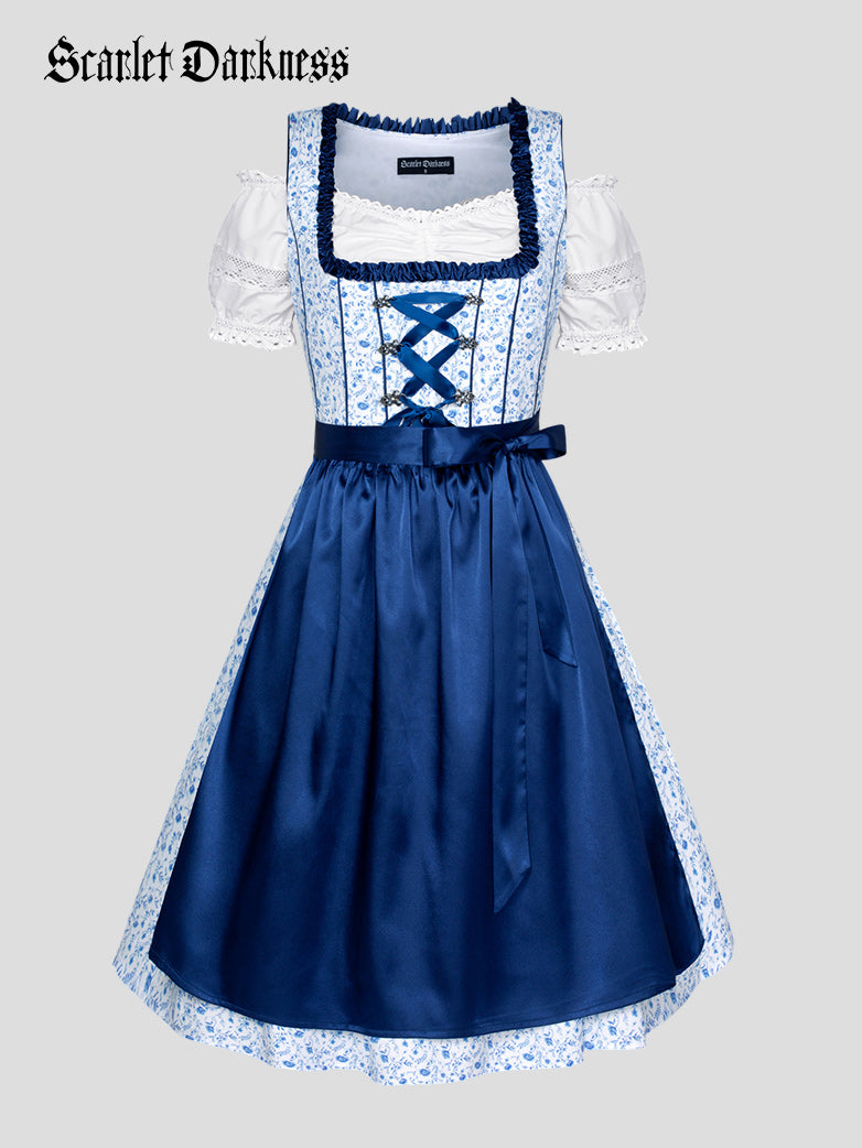Women 3pcs Set German Bavarian Oktoberfest Costume