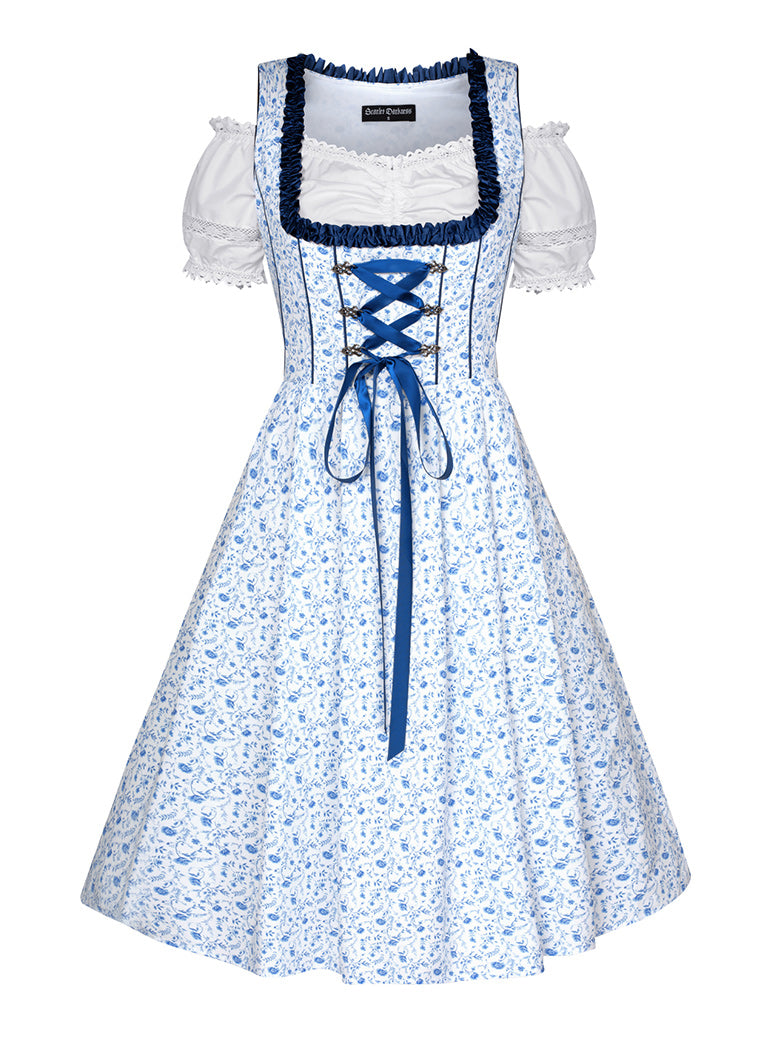 Scarlet Darkness Women 3pcs Set German Bavarian Oktoberfest Costume
