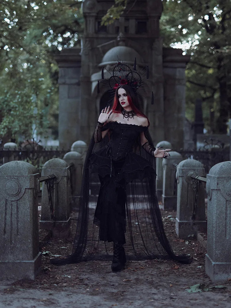 SCARLET DARKNESS Vrouwen Steampunk Brede Riem Elastische Taille Medival SCARLET DARKNESS Vrouwen Steampunk Brede Riem Elastische Taille Medival