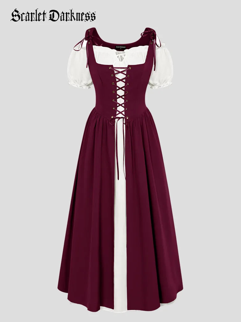 Scarlet Darkness Renaissance Dresses with Pockets Scarlet Darkness Renaissance Dresses with Pockets