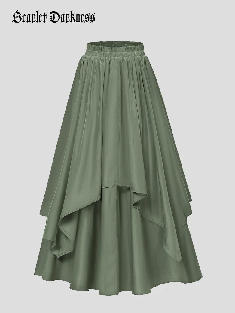 Hotouch - Gonna Da Donna A Vita Alta, Elegante, Maxi Gonna A Linea A, A Hotouch - Gonna Da Donna A Vita Alta, Elegante, Maxi Gonna A Linea A, A