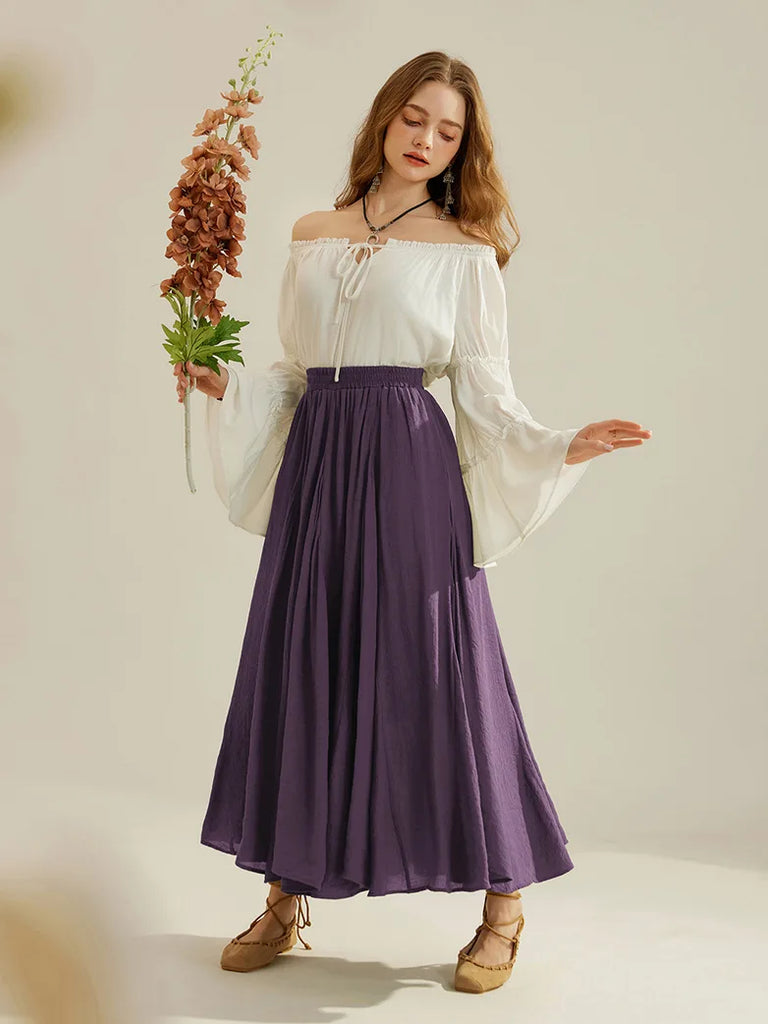 SCARLET DARKNESS Victoriaanse geruite rok voor dames, elastische hoge taille, A-lijn, vintage, tartan, maxi-rok, Gele Plaid, XL SCARLET DARKNESS Victoriaanse geruite rok voor dames, elastische hoge taille, A-lijn, vintage, tartan, maxi-rok, Gele Plaid, XL