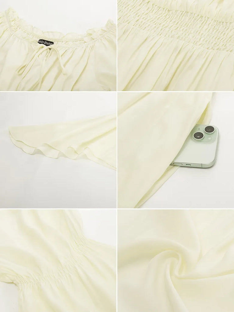 SCARLET DARKNESS Abito estivo da donna, con spalline sottili, stile vittoriano, a strati, per la spiaggia, Beige Rosso Floreale, S SCARLET DARKNESS Abito estivo da donna, con spalline sottili, stile vittoriano, a strati, per la spiaggia, Beige Rosso Floreale, S
