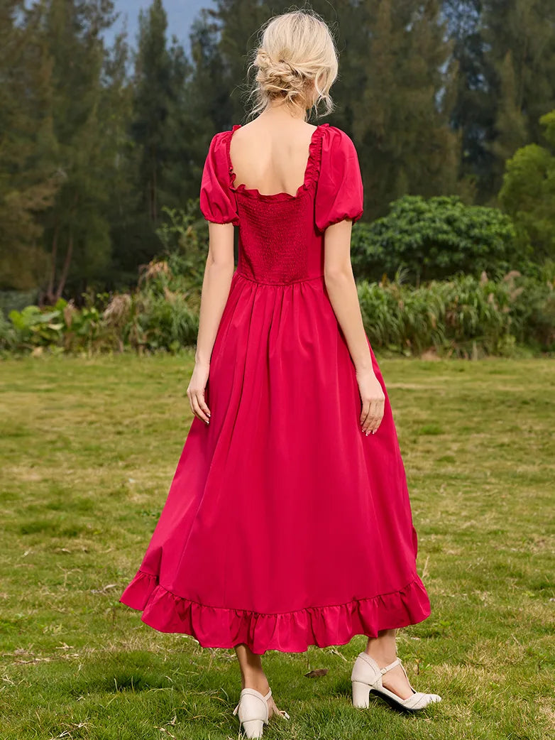 SCARLET DARKNESS Middeleeuwse renaissance jurk voor dames, A-lijn, lange mouwen, V-hals, vintage maxi-jurk, olijfgroen, XL SCARLET DARKNESS Middeleeuwse renaissance jurk voor dames, A-lijn, lange mouwen, V-hals, vintage maxi-jurk, olijfgroen, XL