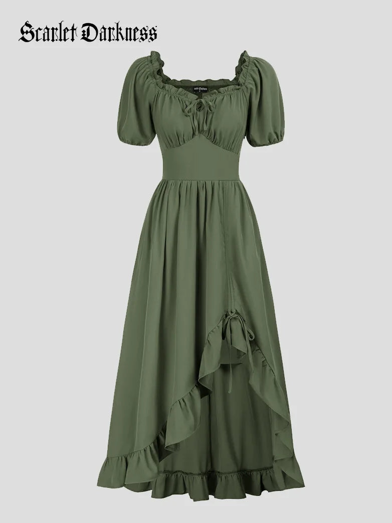 Victorian Fairy Dress with Drawstring and Pockets Victorian Fairy Dress with Drawstring and Pockets