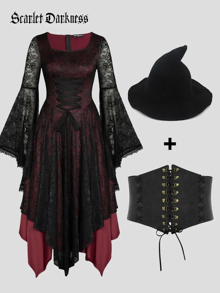 Scarlet Darkness Halloween Witch Costume SCARLET DARKNESS