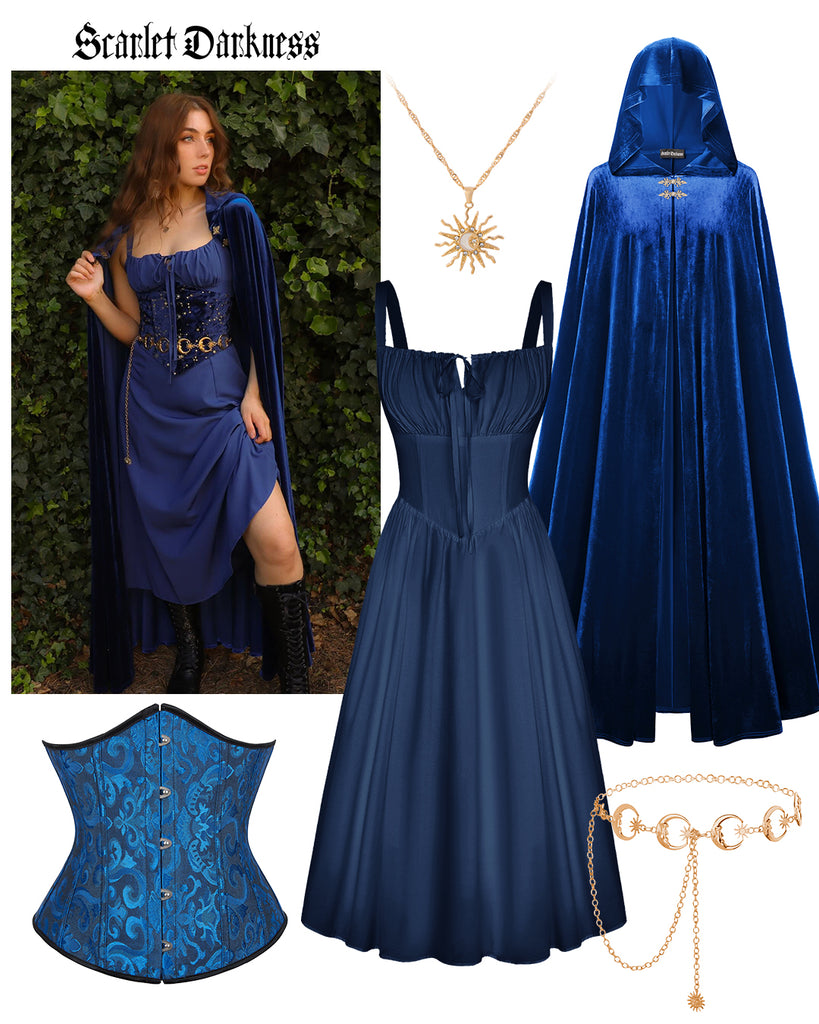 Scarlet Darkness Scarlet Darkness Fantasy Feyre IRL Costume