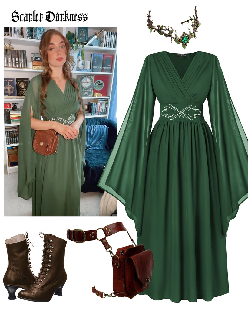 Scarlet Darkness Scarlet Darkness Halloween Witchy Costume