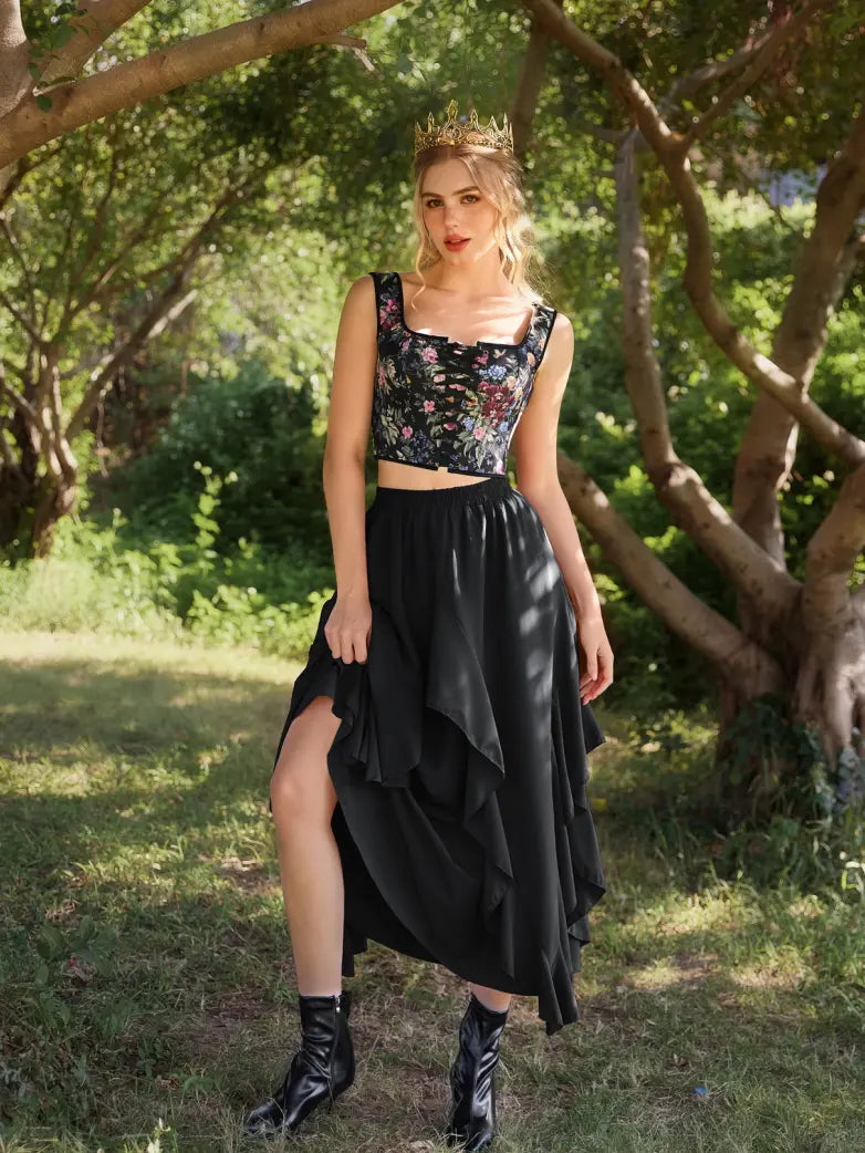 スカート foufou jacquard skirt #02 