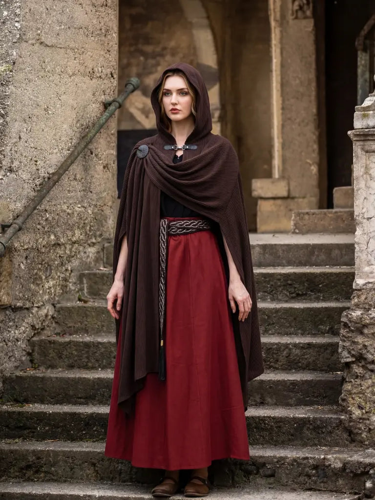 Scarlet Darkness Medieval Renaissance Forest Rangers Knight's Cloak