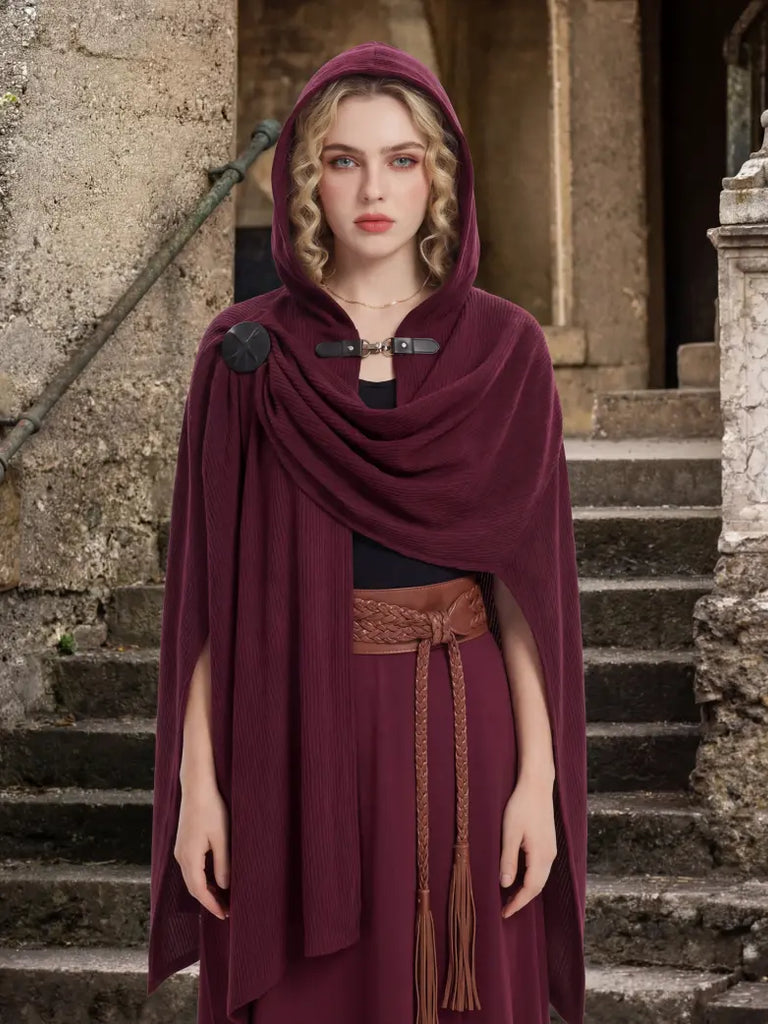 Scarlet Darkness Medieval Renaissance Forest Rangers Knight's Cloak