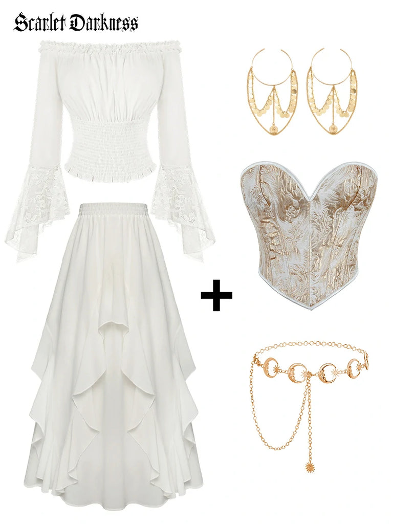 Scarlet Darkness Storm's Fantasy Costumes in Renaissance Faire Outfit 4