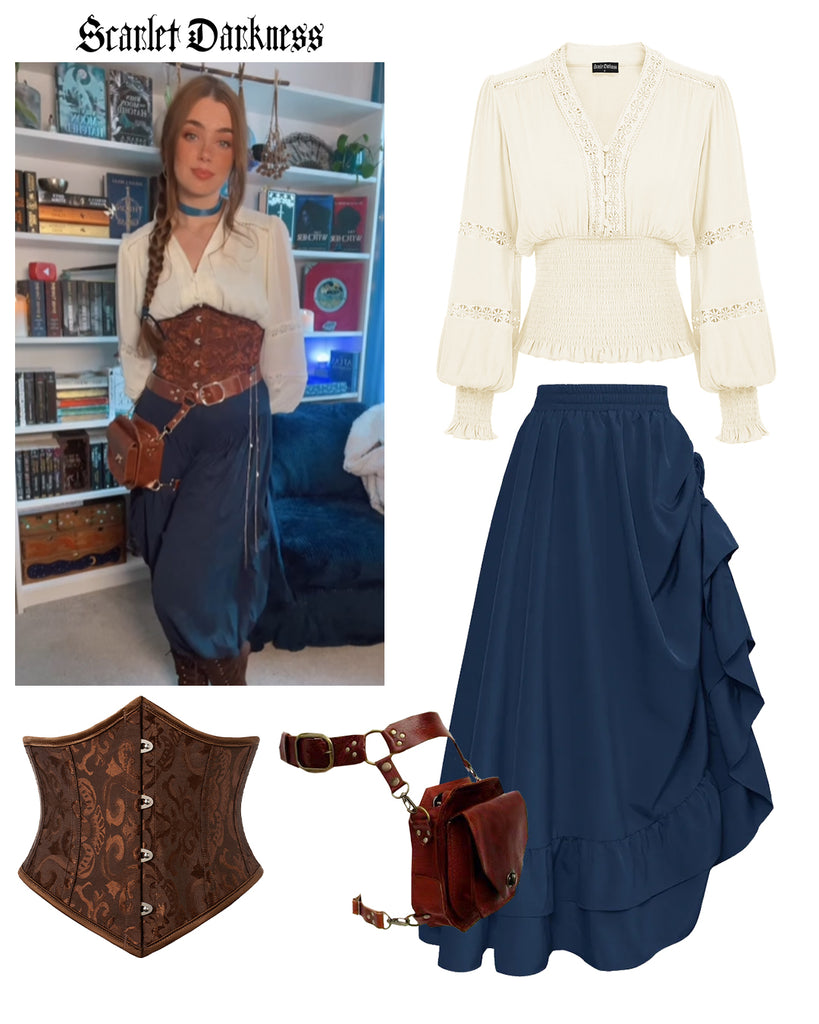 Scarlet Darkness Storm's Fantasy Costumes in Renaissance Faire